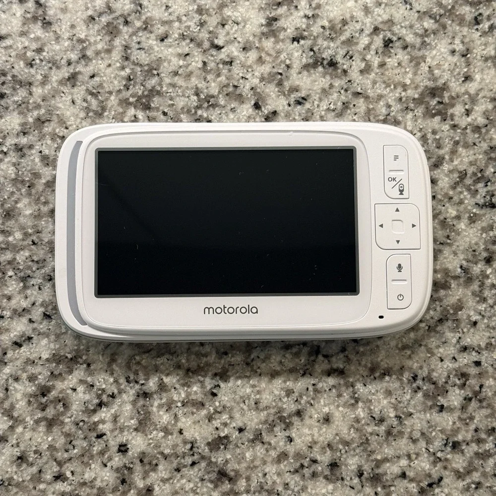 Motorola Comfort75BU 5'' Video Baby Monitor w/ Power Cable WORKS TESTED